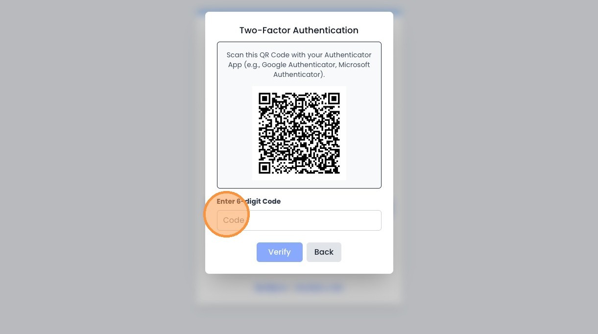 Enter 6-digit code